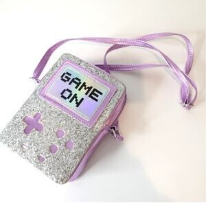 FLASH SALE 🍒 Trolly Game on Gameboy Glittery Crossbody Bag / Purse